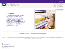 Tablet Screenshot of cnelm-moodle.com